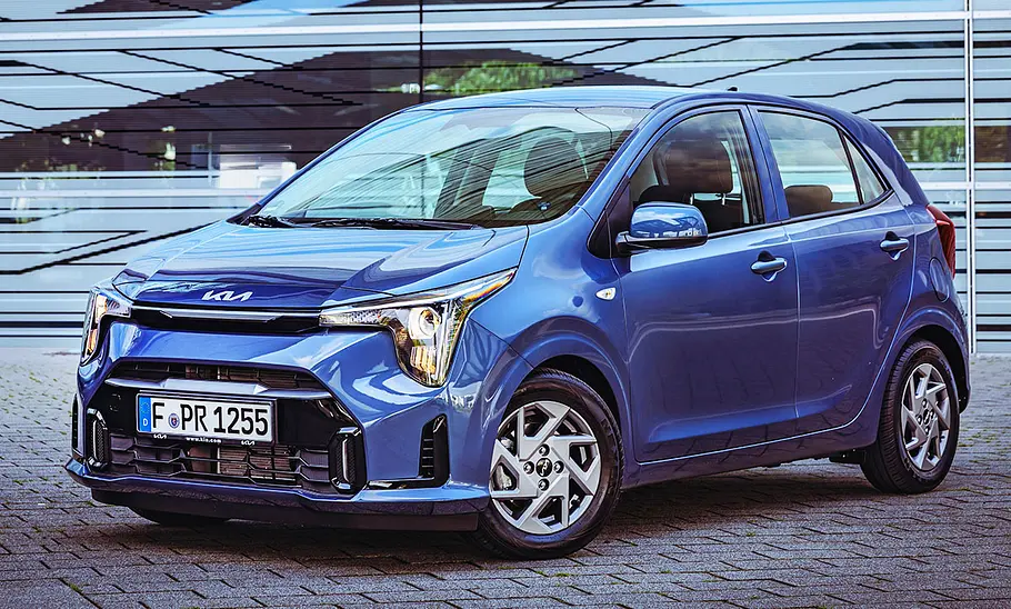 Kia Picanto Facelift (2024); stehend; Außenansicht; Frontansicht
