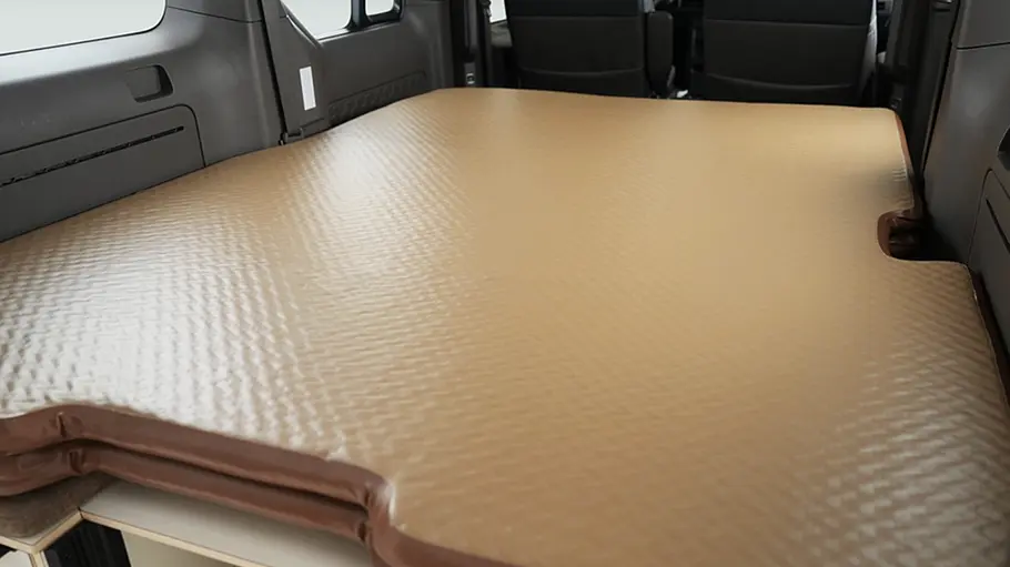 Die Matratze der VanLab-Campingbox im Kia PV5.