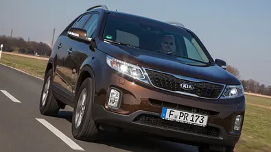 Kia Sorento 2.2 CRDi AWD Automatik Test Bilder Kompakt-SUV Siebensitzer