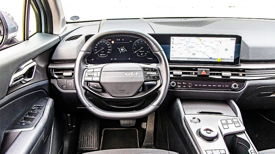 Kia Sportage Blick auf die Armaturen im Innenraum des Kia Sportage.