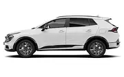 Blick von der Seite auf den Kia Sportage. - Foto: Carwow