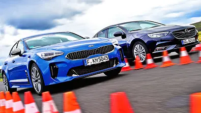 Kia Stinger 2.2 CRDi AWD/Opel Insignia 2.0 BiTurbo Diesel - Foto: Zbigniew Mazar