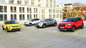 Kia Stonic, Renault Captur, Toyota C-HR, Opel Crossland X - Foto: Zbigniew Mazar