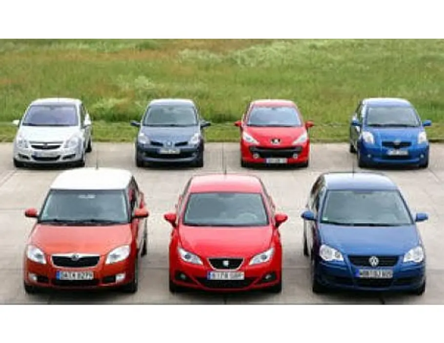 Sieben aktuelle Kleinwagen im Test der AUTO ZEITUNG 2008