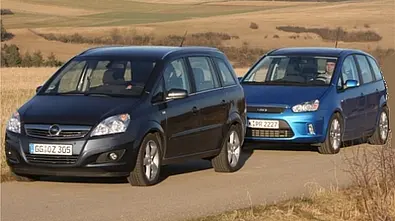 Vergleichstest Kompakt-Vans: Ford C-MAX 2.0 TDCi und Opel Zafira 1.7 CDTI - Foto: n/a