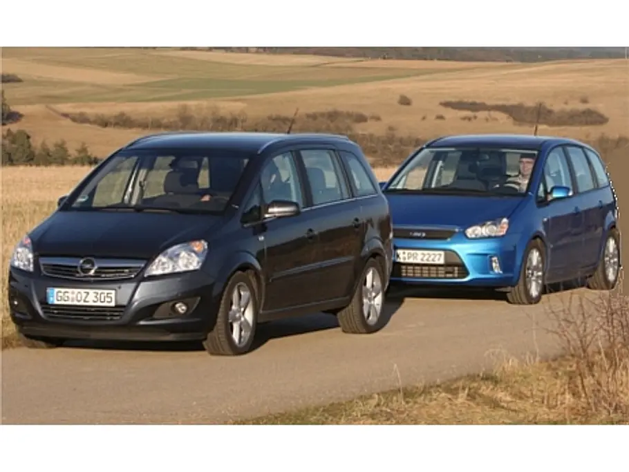 Vergleichstest Kompakt-Vans: Ford C-MAX 2.0 TDCi und Opel Zafira 1.7 CDTI