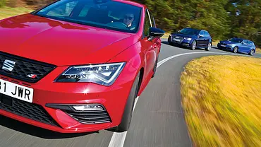 Seat Leon Cupra/BMW M140i xDrive/Audi S3 Sportback - Foto: Daniela Loof Seat Leon Cupra/BMW M140i xDrive/Audi S3 Sportback - Foto: Daniela Loof
