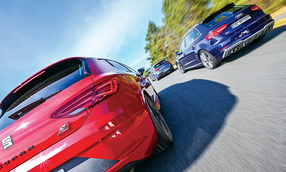 Seat Leon Cupra/BMW M140i xDrive/Audi S3 Sportback