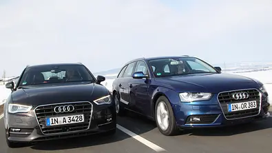 Konzept Vergleich Audi A4 Avant A3 Sportback