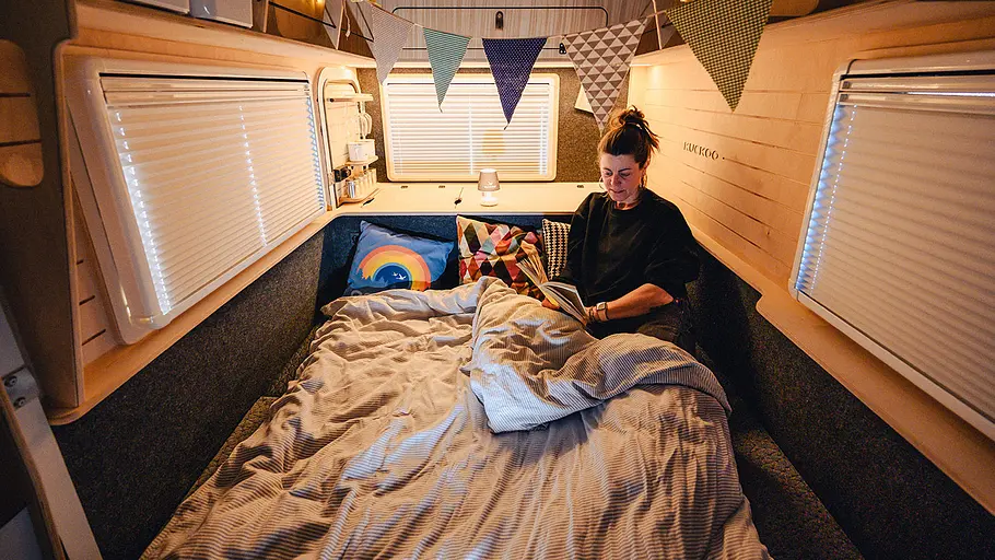Das Bett des Kuckoo Camper Bruno (2026).