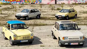 Trabant/Lada Samara/Skoda Favorit/Wartburg - Foto: Kai-Uwe Knoth Trabant/Lada Samara/Skoda Favorit/Wartburg - Foto: Kai-Uwe Knoth