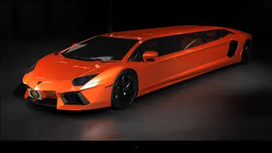 Lamborghini Aventador Stretch-Limousine CarsForStars Studie - Foto: CarsForStars-Channel, Youtube
