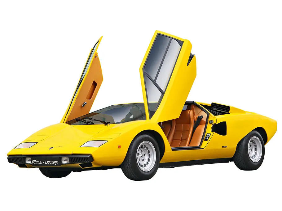 Lamborghini V12 Countach Motor Technik Bilder