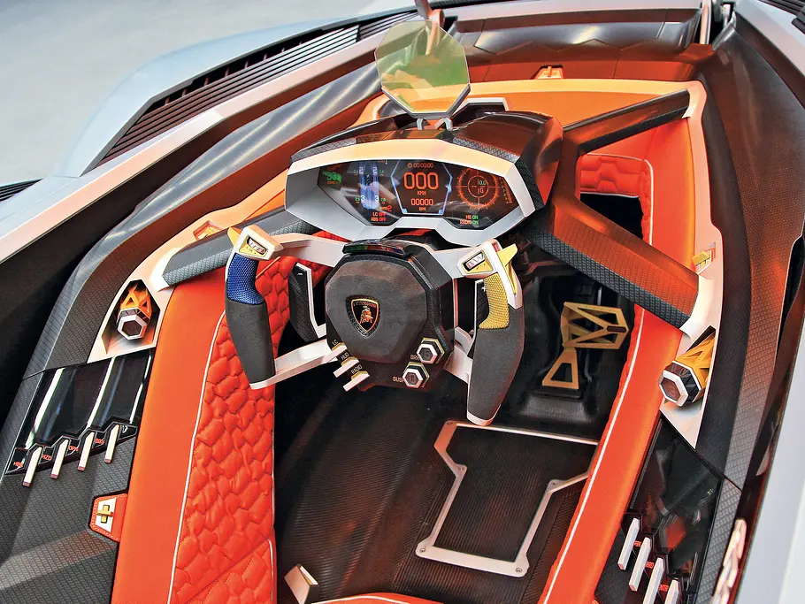 Lamborghini Egoista Concept Studie Einzelstück Supersportwagen