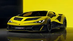 Der Lamborghini Fenomeno (2025) statisch von schräg vorne fotografiert. - Foto: Lamborghini