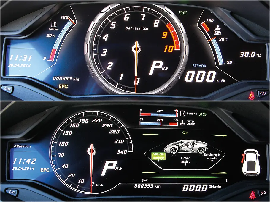 Lamborghini Huracan Faszination Vergleich Bilder technische Daten Anzeige