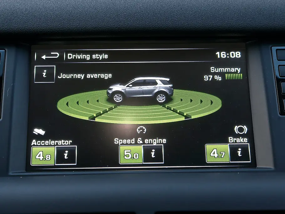 Land Rover Discovery Sport SD4 Test Bilder technische Daten Boardcomputer