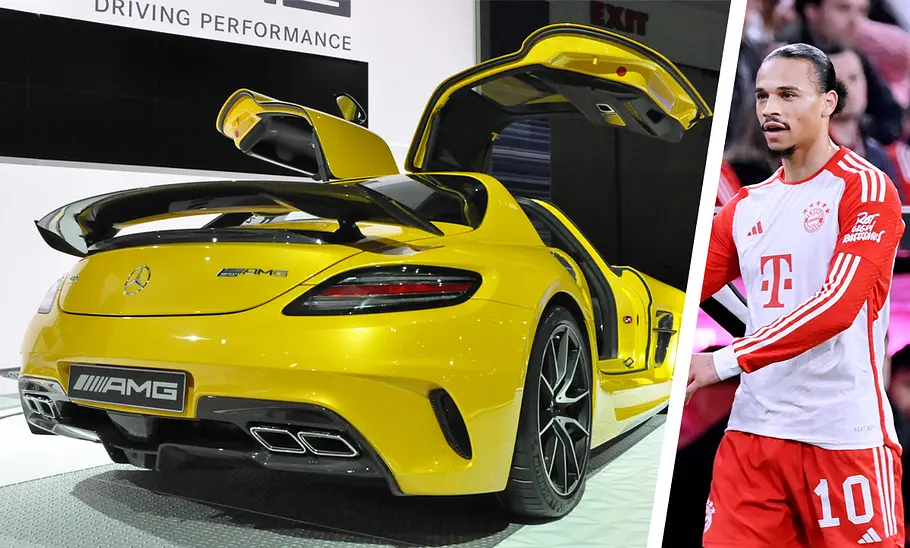Mercedes SLS AMG Black Series von Leroy Sané