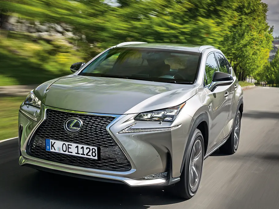 Test: Lexus NX 300h AWD F-Sport Lexus NX 300h AWD F-Sport SUV Test Hybrid Bilder technische Daten