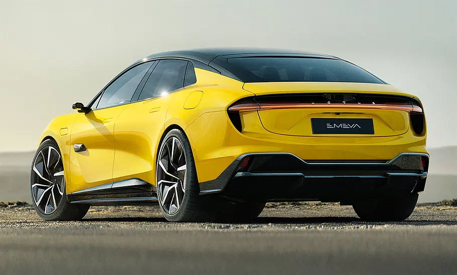 Lotus Emeya (2024) Lotus Emeya (2024); stehend, schräg hinten