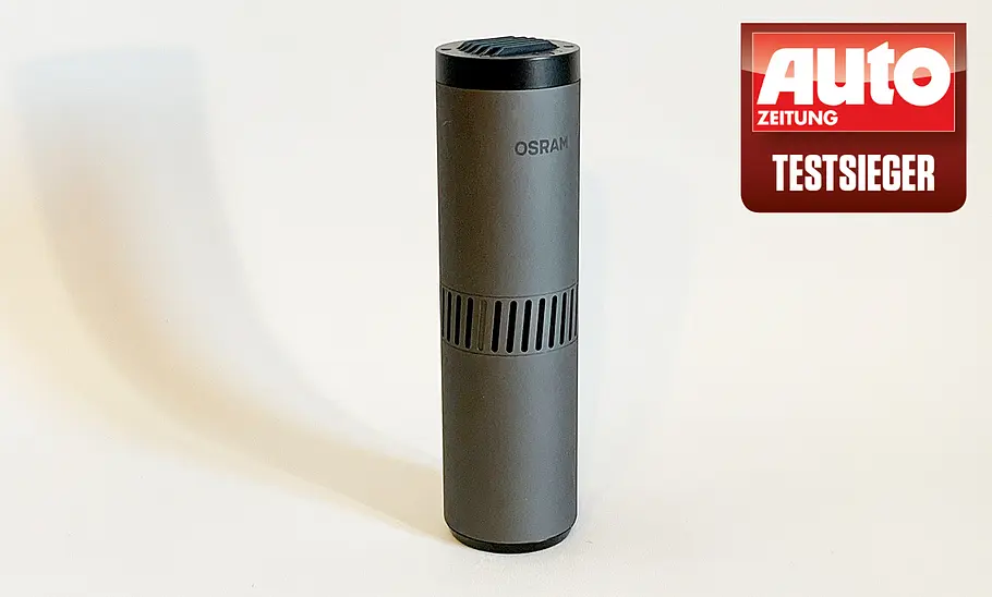 Der Osram AirZing UV-Compact von vorne fotografiert.