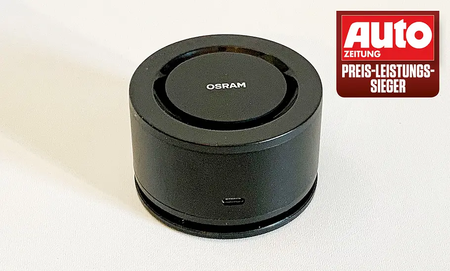 Der Osram AirZing Mini von vorne fotografiert.