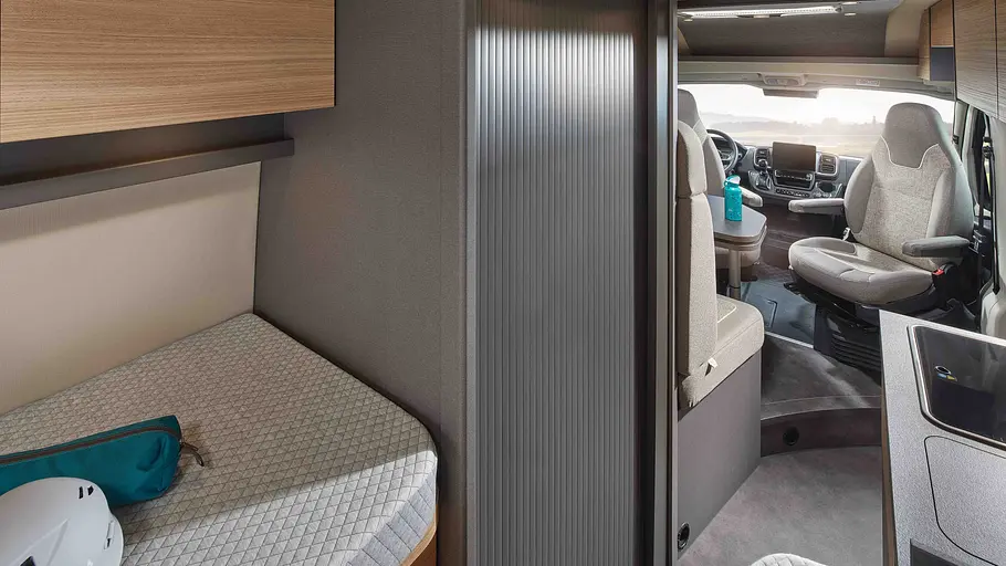Malibu Relax 640 LE R Das geschlossene Badezimmer des Malibu Relax im Detail.
