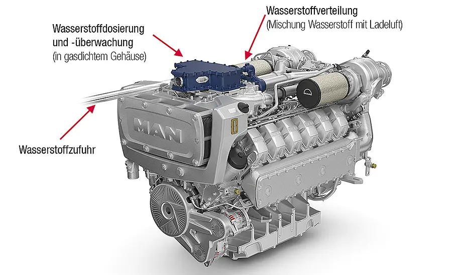 MAN Dual-Fuel-V12