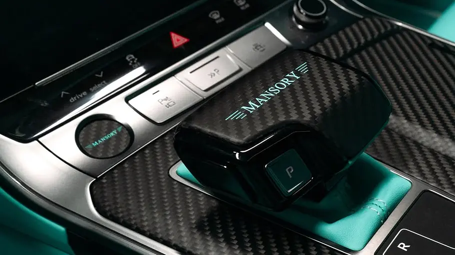 Die Mittelkonsole des RS6 von Mansory.