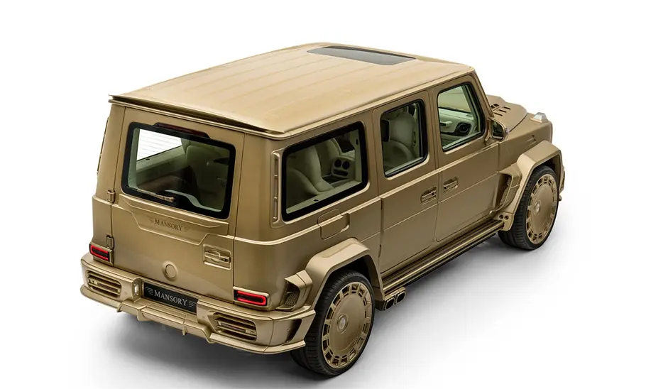 Mansory Mercedes-AMG G 63 World Class Grand Entrée: schräg hinten