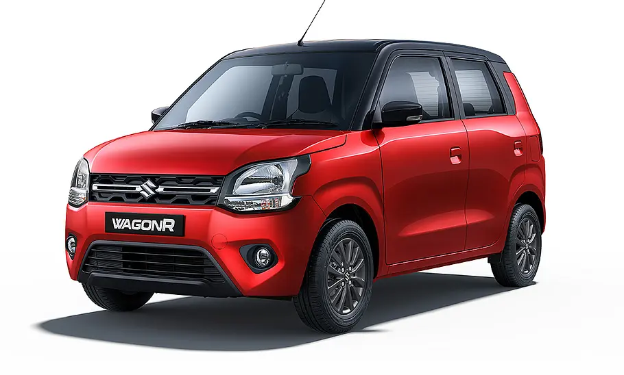 Maruti Suzuki Wagon R; stehend, schräg vorne