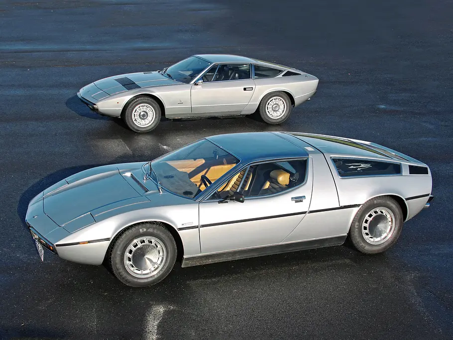 Traumwagen: Maserati Bora & Khamsin Maserati Bora Khamsin Bilder technische Daten