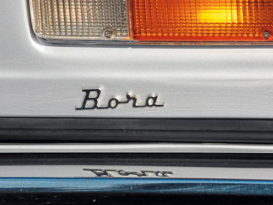 Traumwagen: Maserati Bora & Khamsin Maserati Bora Bilder technische Daten Schriftzug