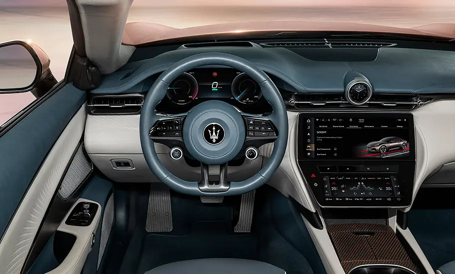 Maserati GranCabrio Folgore (2024), Innenaufnahme