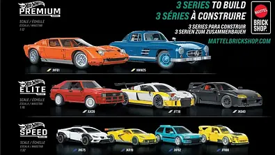 Der Social-Media-Beitrag zeigt vermeintliche Neuheiten von Mattel Brick Shop für 2026. - Foto: Instagram/hotwheelsmalaysia