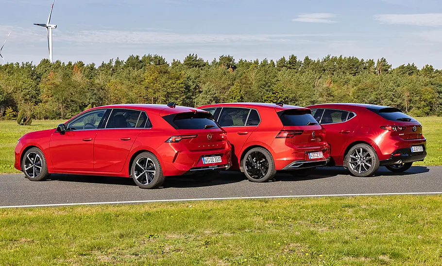 Opel Astra/VW Golf/Mazda3 Opel Astra/VW Golf/Mazda3