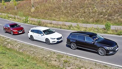 Mazda6 Kombi/Opel Insignia Sports Tourer/VW Passat Variant - Foto: Zbigniew Mazar