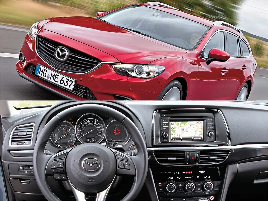Mazda 6 Kombi Vergleich Bilder technische Daten