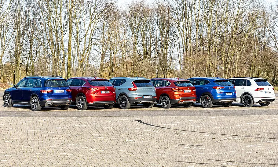 Mercedes GLB/Mazda CX-5/Volvo XC40/BMW X1/Hyundai Tucson/VW Tiguan