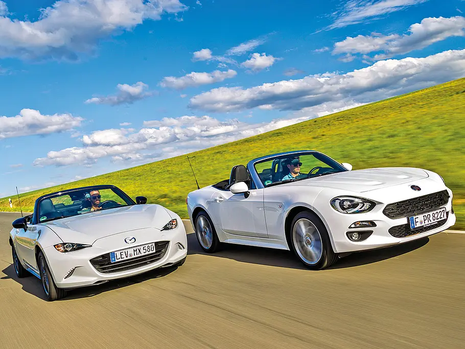 Mazda MX-5 Skyactiv-G 131/Fiat 124 Spider 1.4 MultiAir Turbo Mazda MX-5 Skyactiv-G 131/Fiat 124 Spider 1.4 MultiAir Turbo