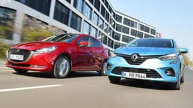 Mazda2/Renault Clio - Foto: Zbigniew Mazar