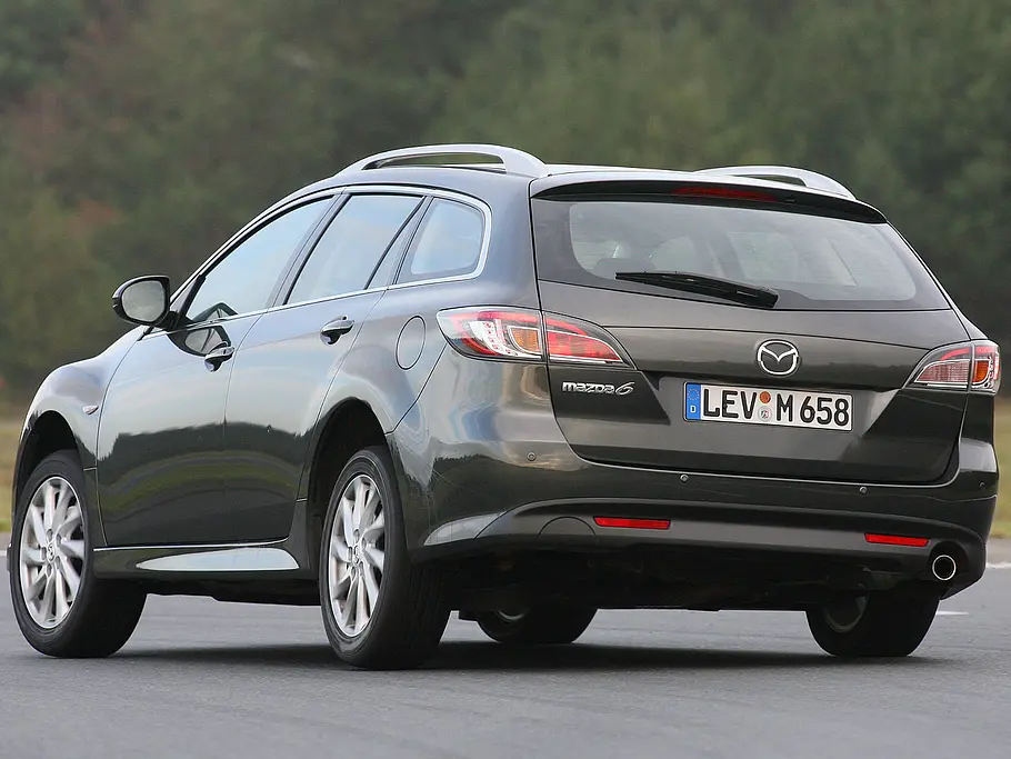 Mazda 6 2.2 CD Heckansicht