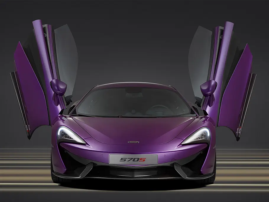 McLaren 570S in Lila