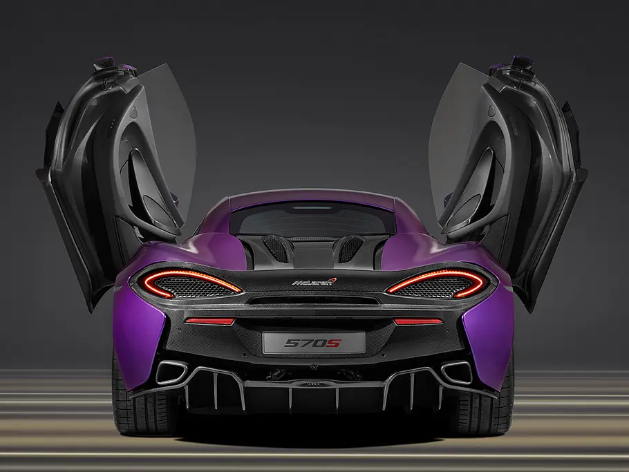 McLaren 570S in Lila