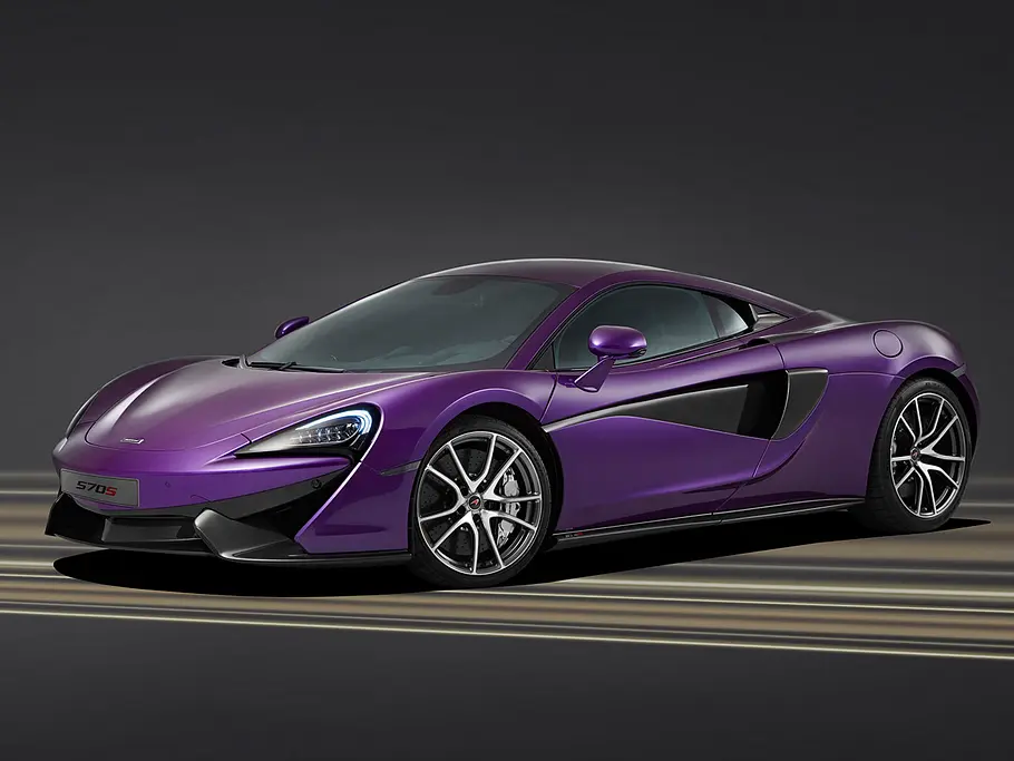 McLaren 570S in Lila