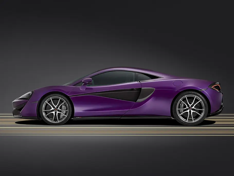 McLaren 570S in Lila