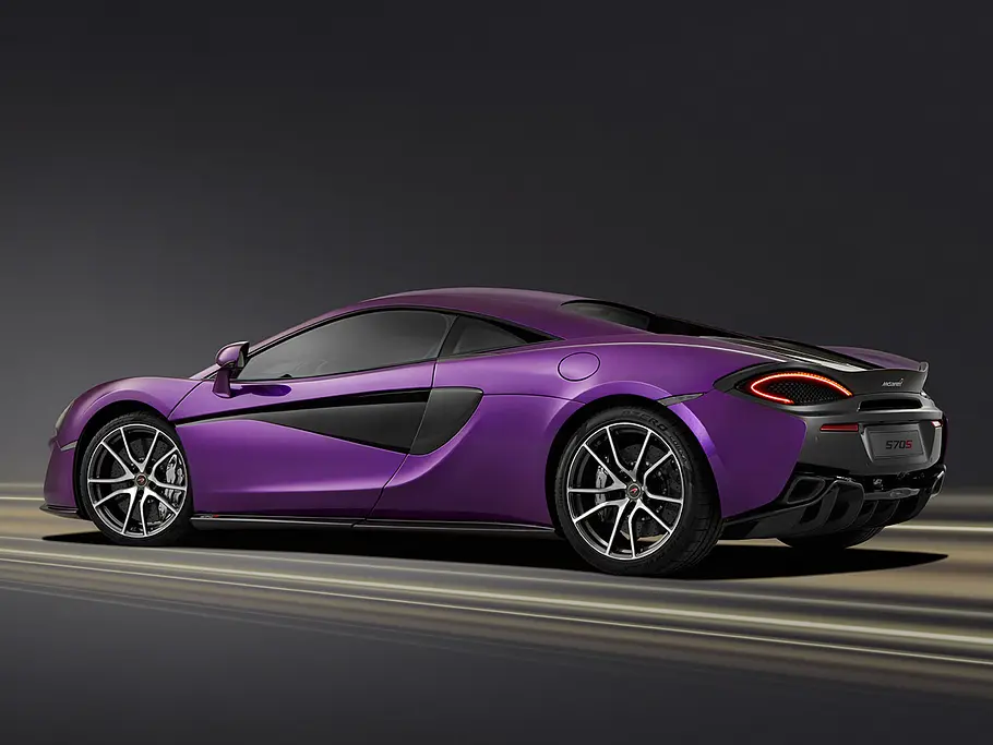 McLaren 570S in Lila