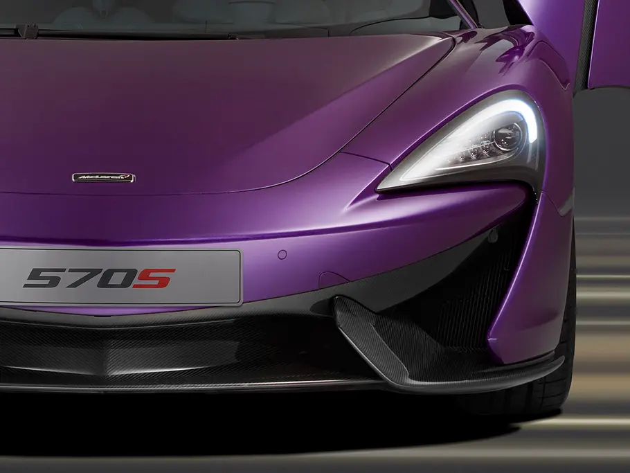McLaren 570S in Lila