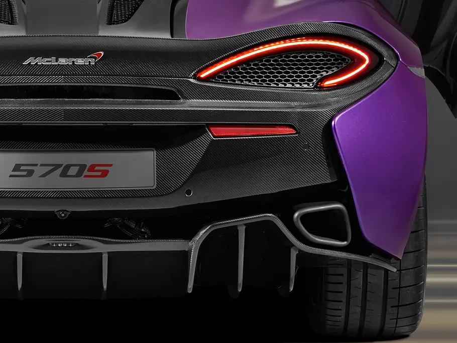 McLaren 570S in Lila