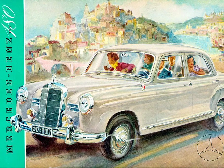Mercedes 180 Ponton-Benz Mercedes 180 Ponton-Benz